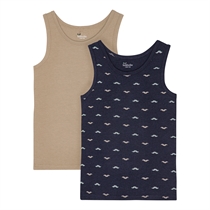 BIRKHOLM 2-Pak Tanktops Moustaches